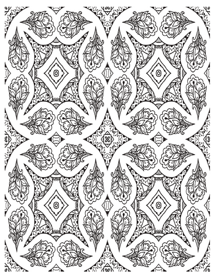 Mandala: A Mandala Coloring Book
