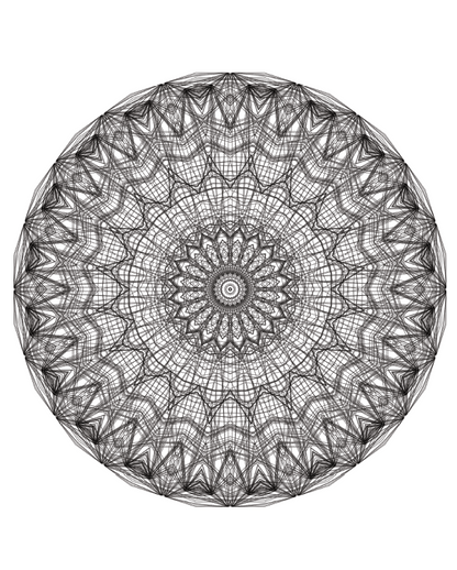 Mandala: A Mandala Coloring Book