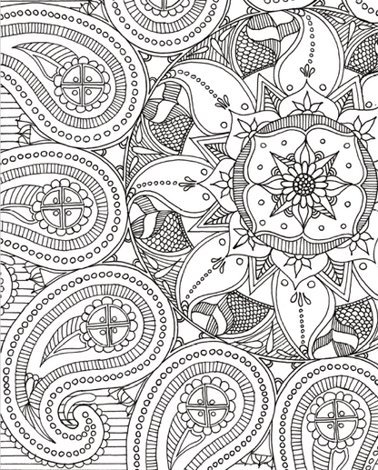 Mandala: A Mandala Coloring Book